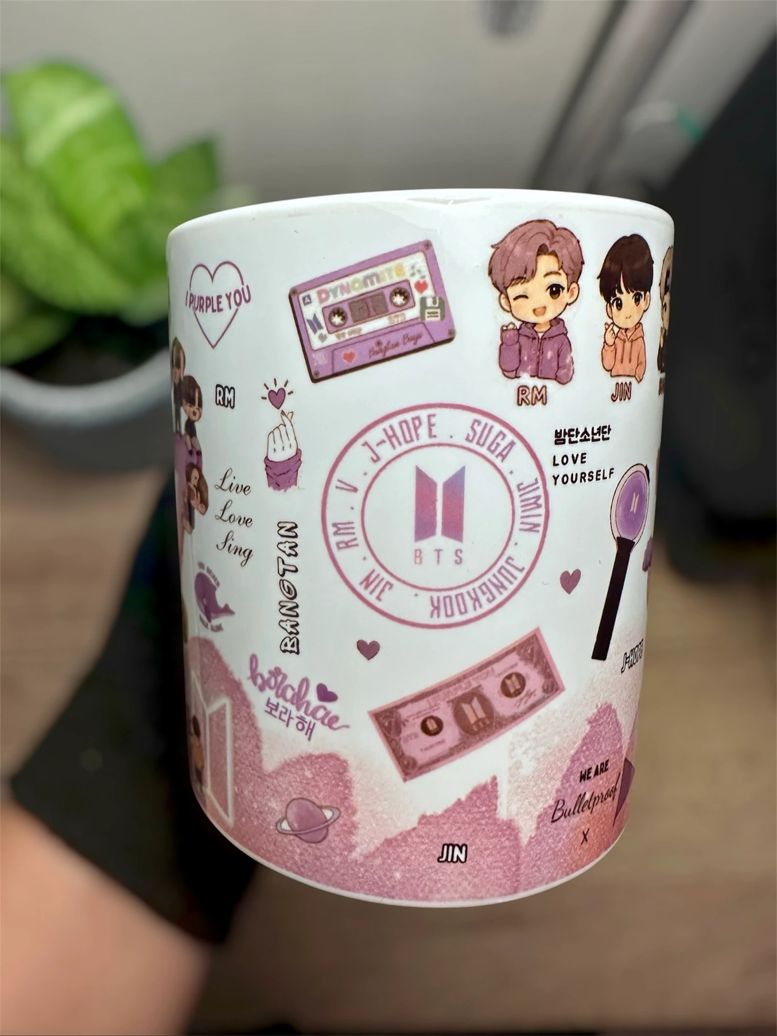Tasse BTS I purple you – photo 2